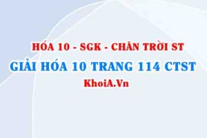 Giải Hóa 10 Chân trời Sáng tạo trang 114